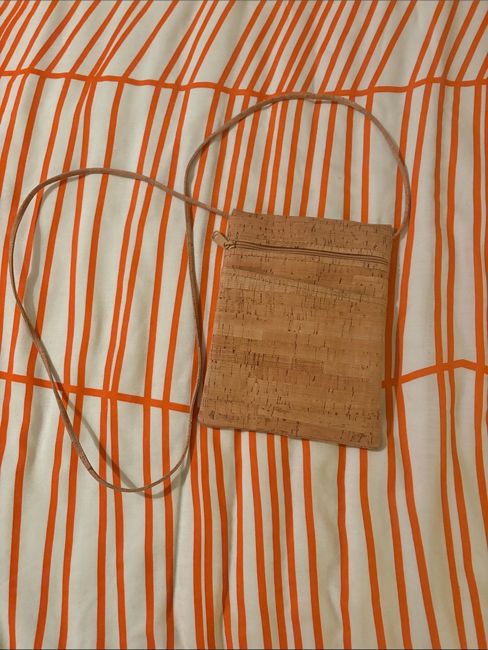 Natalie Therese Cork Adjustable Crossbody Purse
